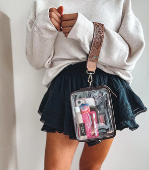 Hand Tooled Leather Keychain