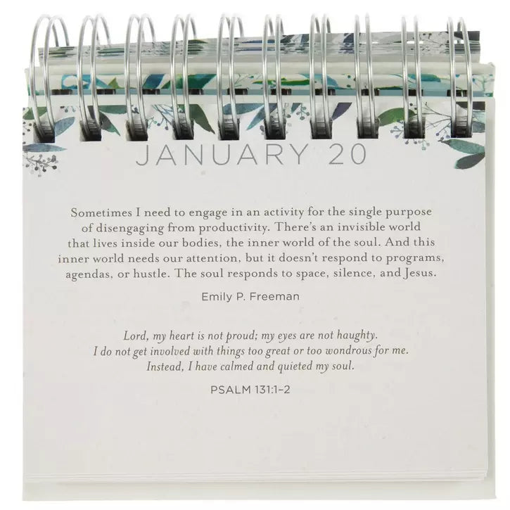 A Moment to Breathe DaySpring Perpetual Calendar