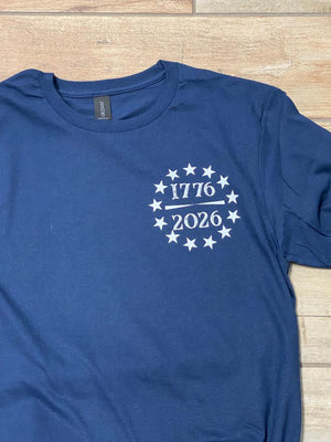 1776-2026 Quarter-Centennial Patriotic Graphic Tee