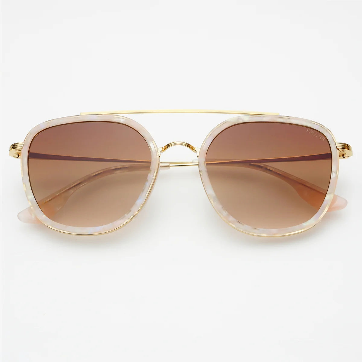 FREYRS Eyewear Weston in Light Pink/Brown and Yellow Tortoise