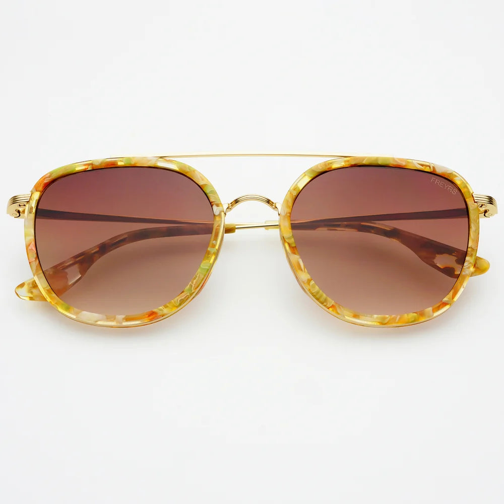 FREYRS Eyewear Weston in Light Pink/Brown and Yellow Tortoise