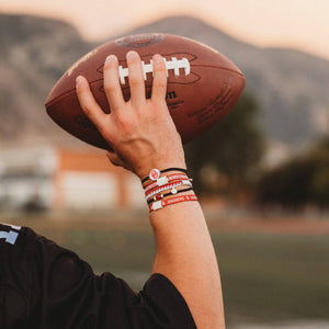 University of Oklahoma Game Day Hair Tie + Bracelets
