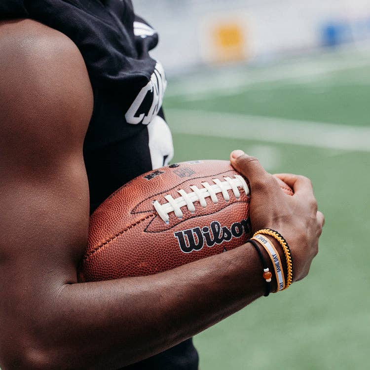 "Game Day" Black & Gold Hair Tie + Bracelets