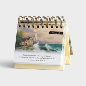 DaySpring Thomas Kinkade- Painter of Light- Perpetual Calendar