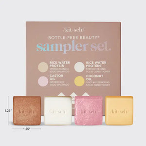Kitsch Shampoo and Conditioner Bars 4pc Sampler Set