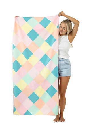 I'm Nicer When I'm Tan Reversible Travel Size Towel
