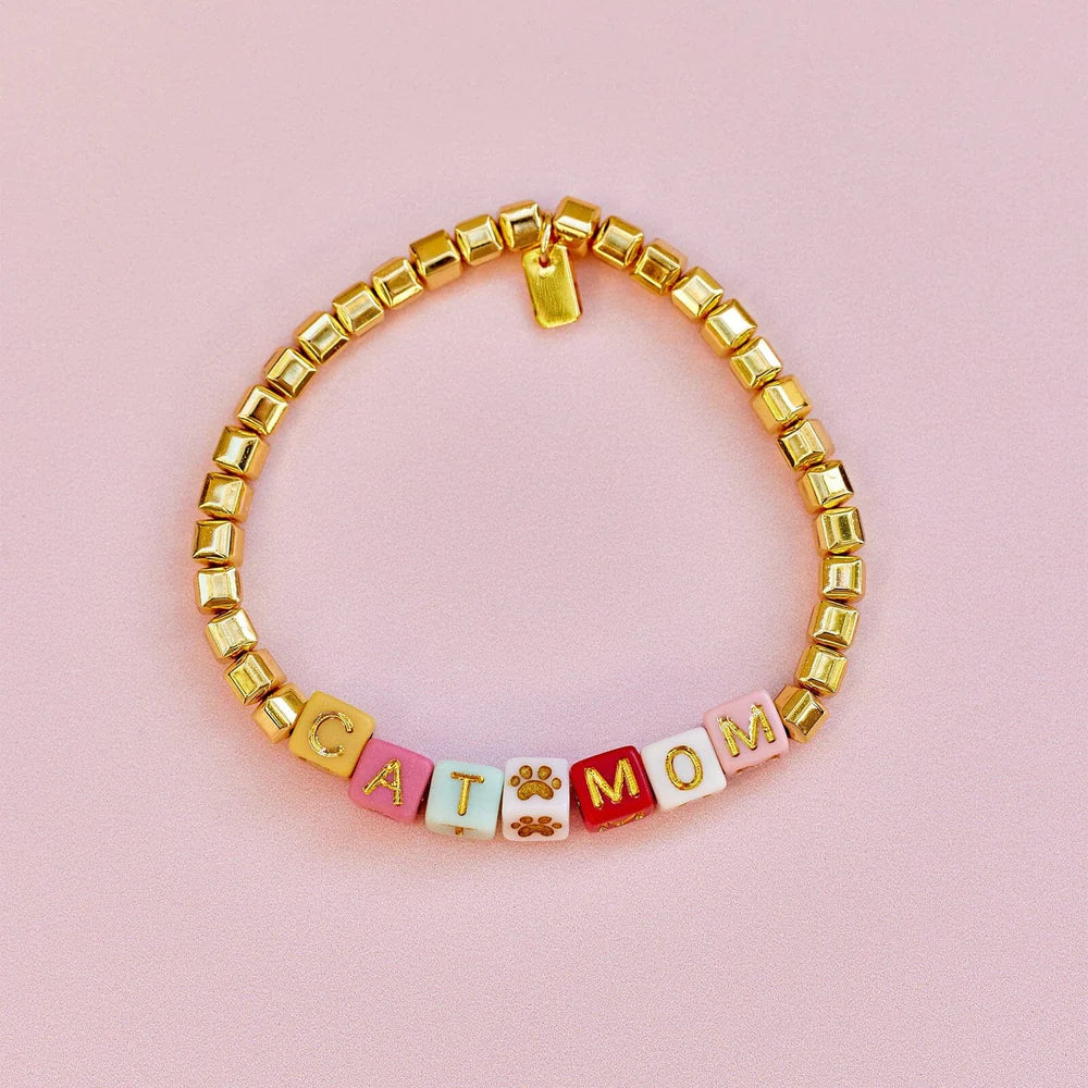 Pura Vida Gold Cat Mom Bracelet