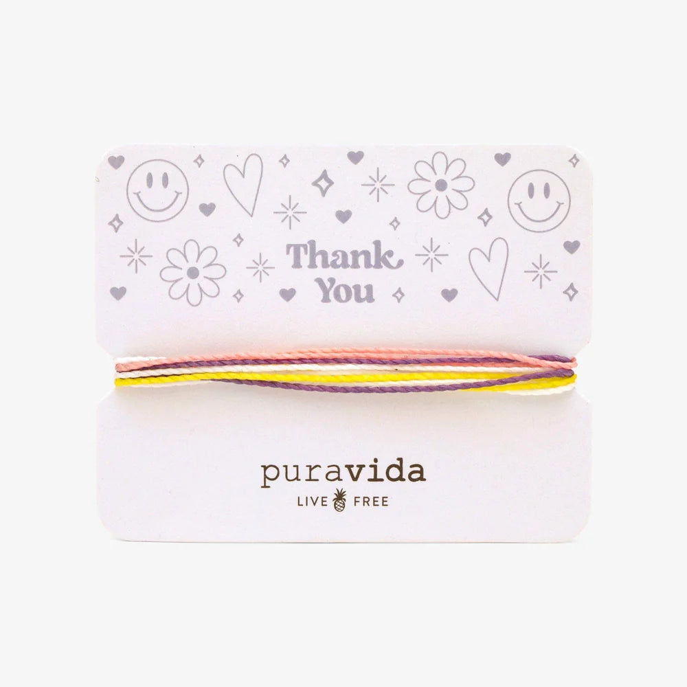 Pura Vida Thank You Bracelet