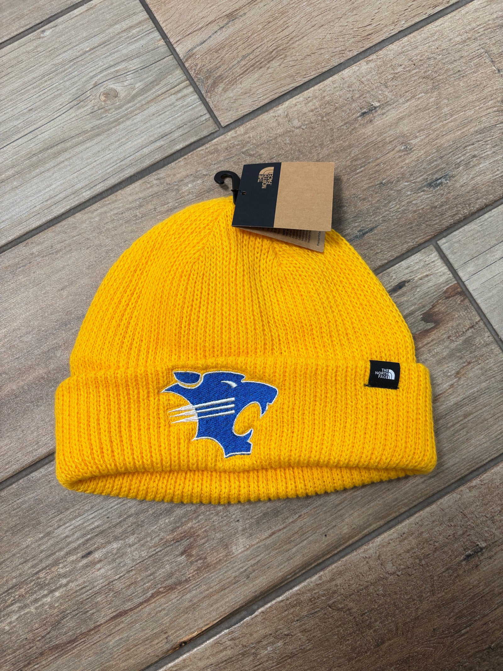 Bethel Wildcats Yellow North Face Beanie