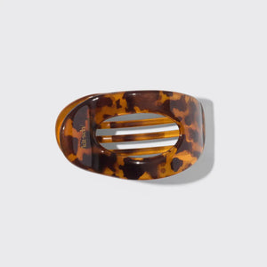 Kitsch Recycled Plastic Small Flat Cloud Clip - Tortoise