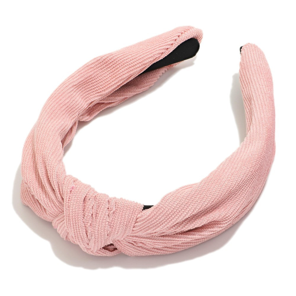Corduroy Knotted Headbands