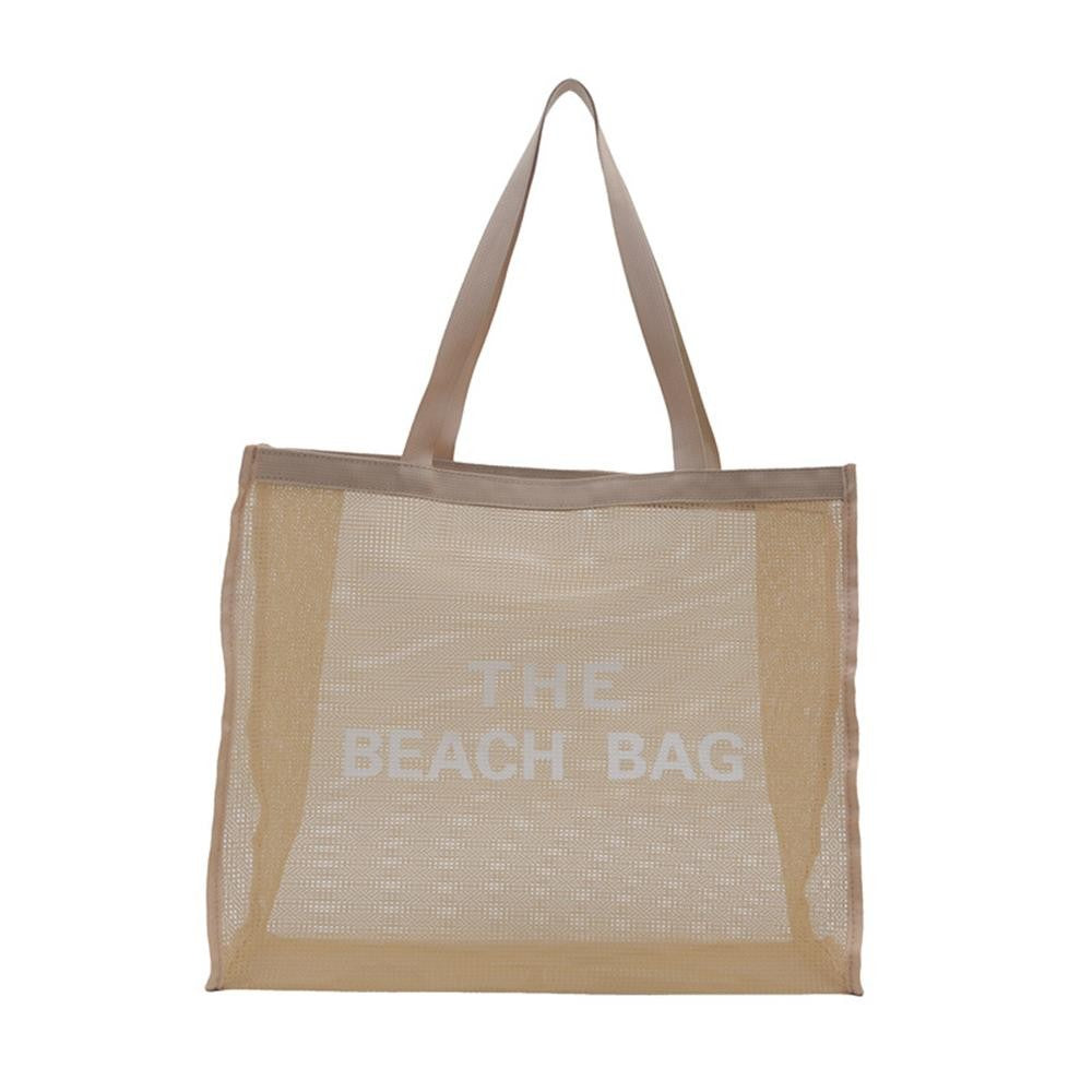 Mesh The Beach Bag Tote Bags