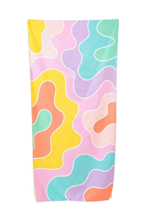 Groovy Flower Microfiber Reversible Towels