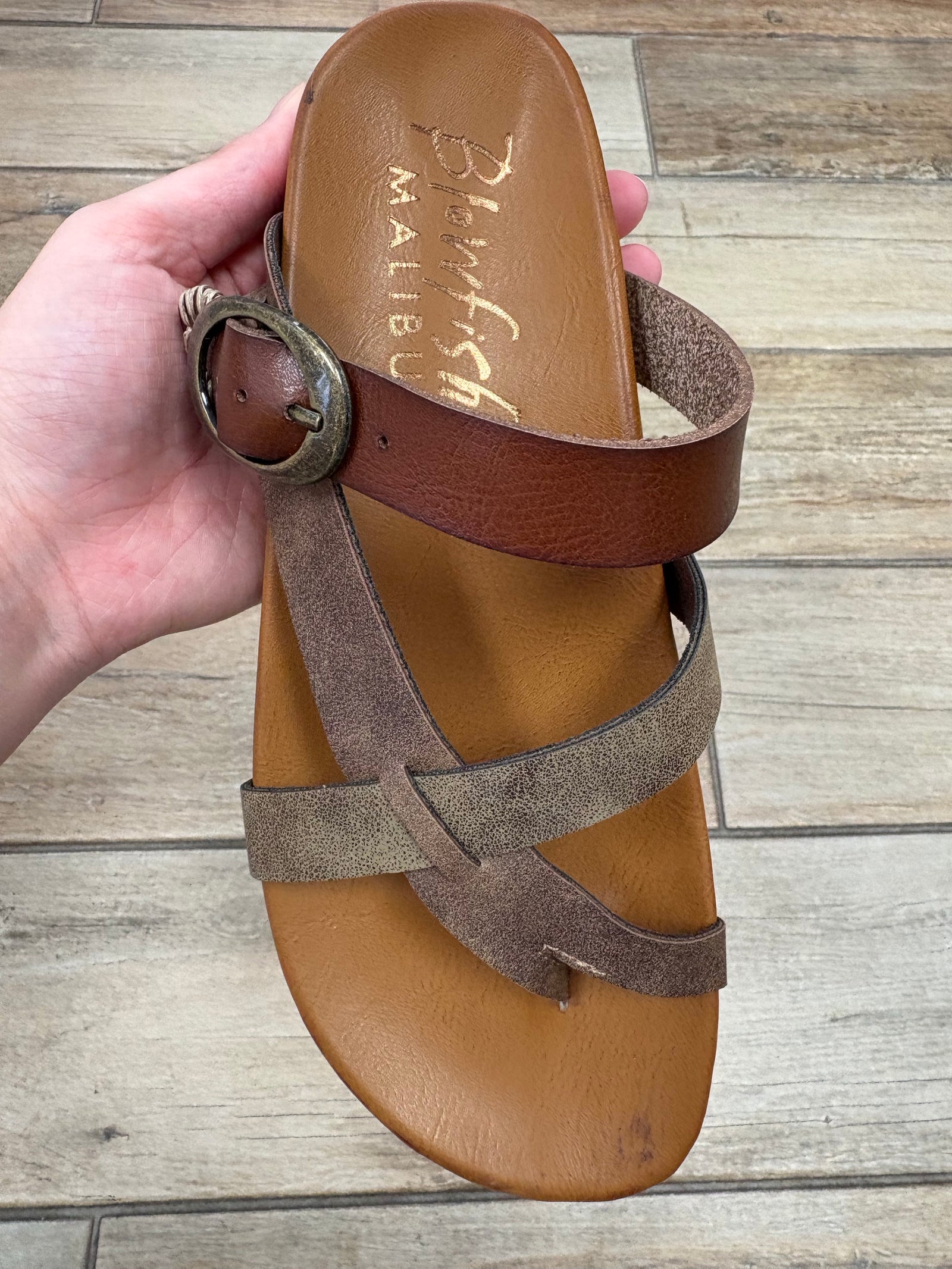 Blowfish Lilac Slide Sandal in Walnut or Black