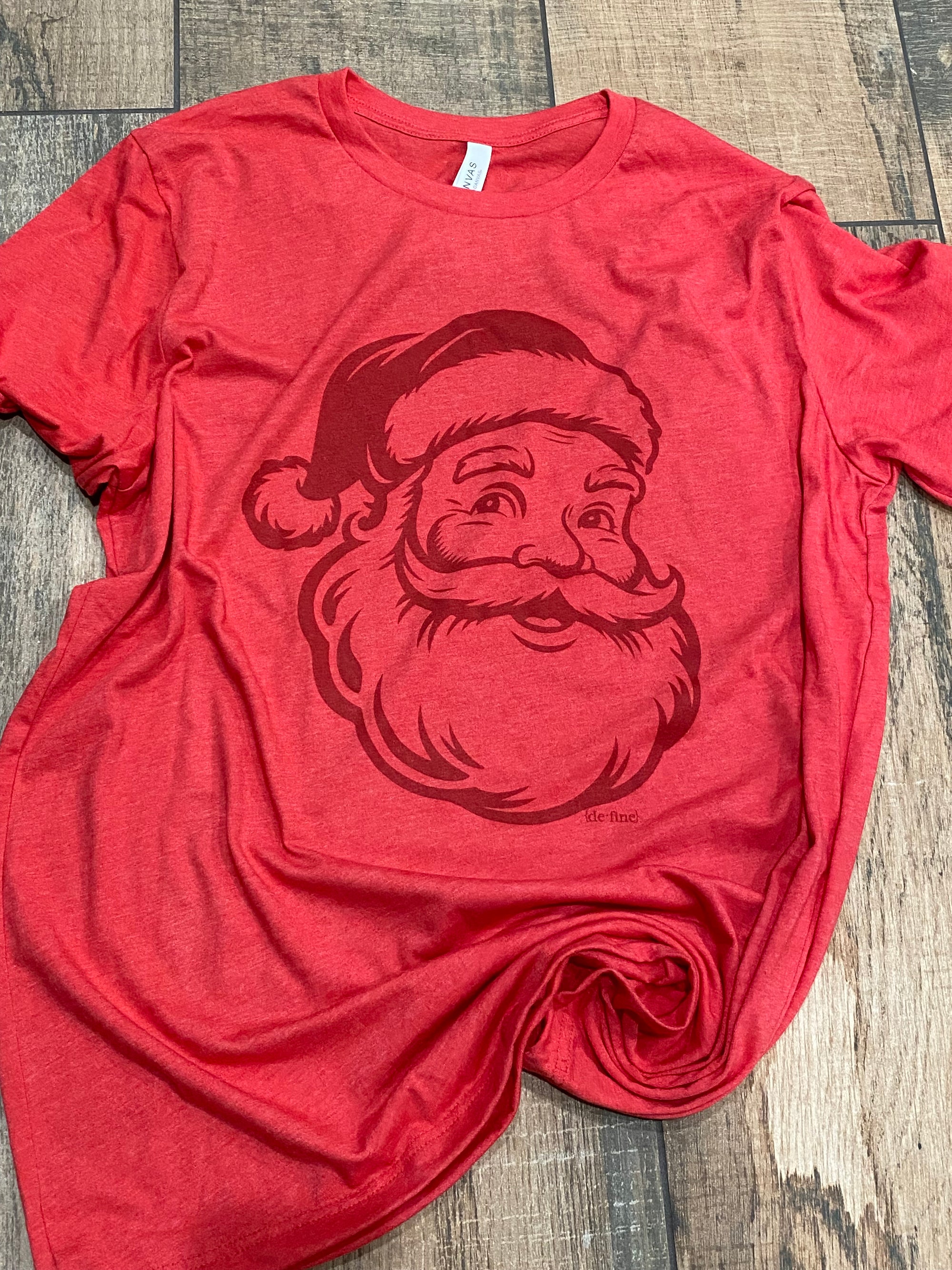 Santa Inside Out Sweatshirt or Regular Tee