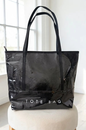 The TOTE BAG in Black or Hot Pink