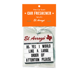 El Arroyo Car Freshies and Coasters