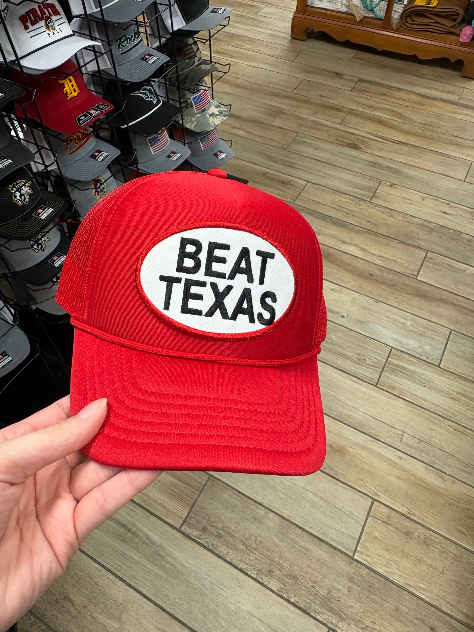 BEAT TEXAS Patch Hat - Just like Barry's!