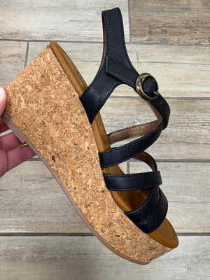 Blowfish Aurora Platform Wedge Sandal in Black or White