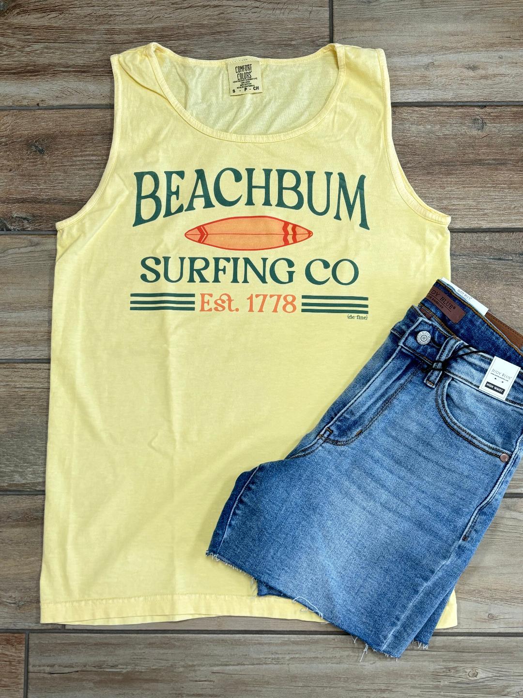 Beach Bum Surfing Co. Graphic Tee and Tank