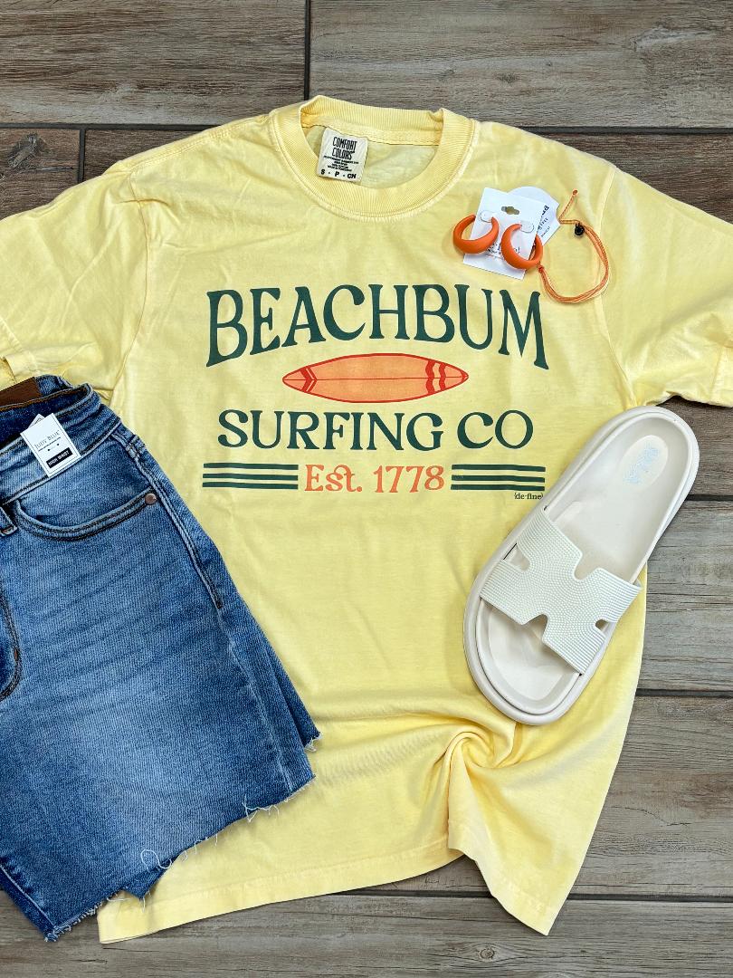 Beach Bum Surfing Co. Graphic Tee and Tank