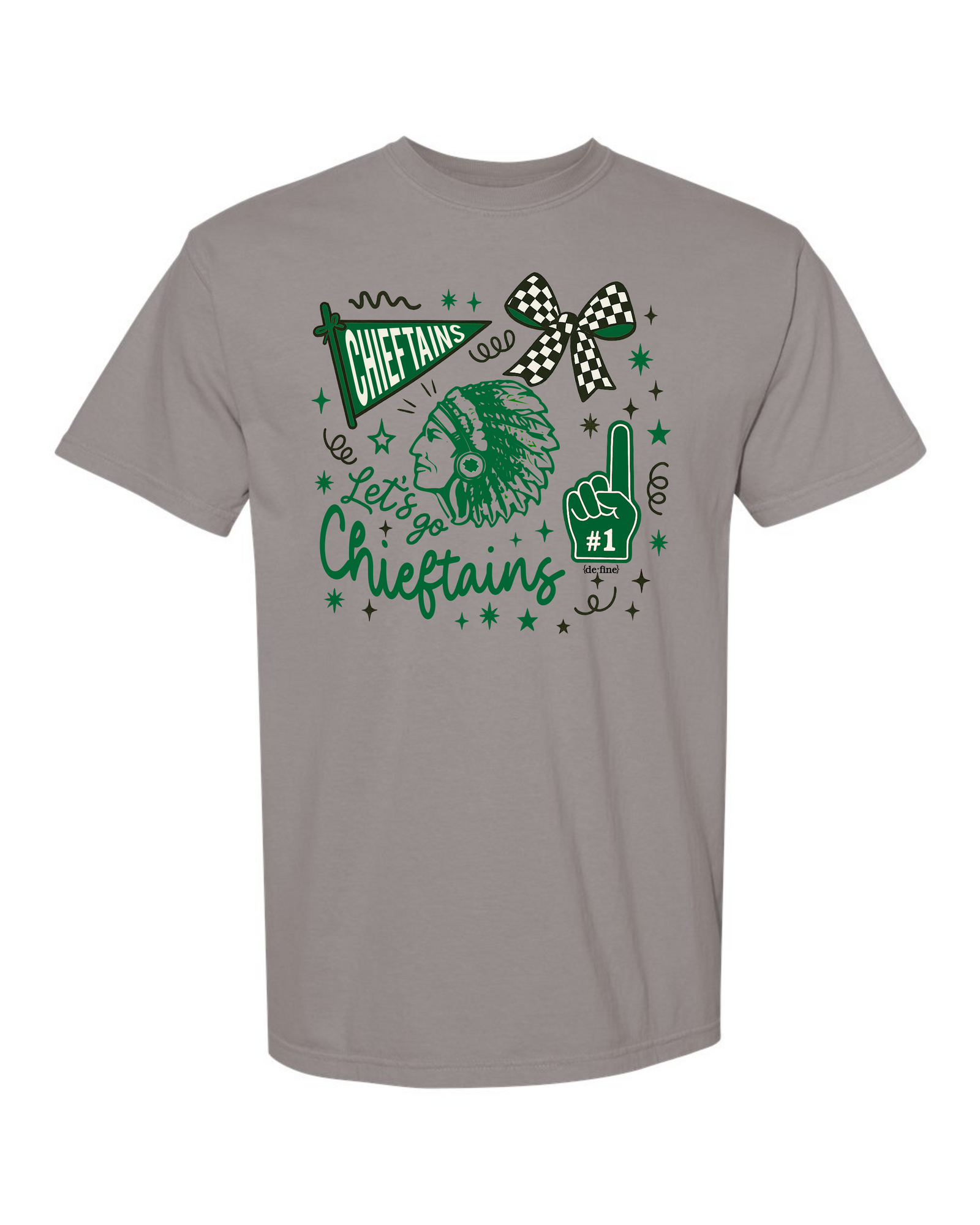 Seminole Chieftains Mascot Collage Graphic Tee