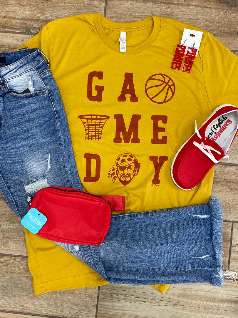 Dale Pirates Basketball Gameday Graphic Tee