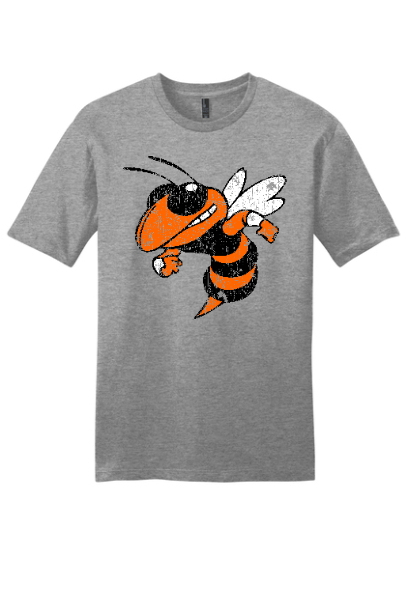 Strother Yellowjackets Distressed Mascot Graphic Tee or Sweatshirt