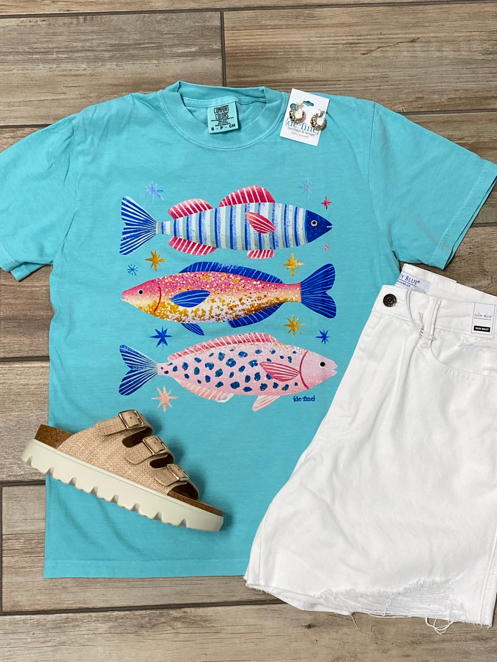 Preppy Fish Graphic Tee