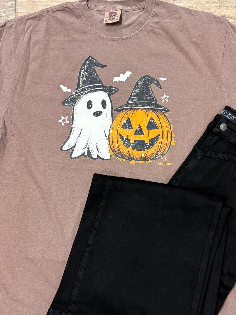 Ghost and Pumpkin Graphic Tee