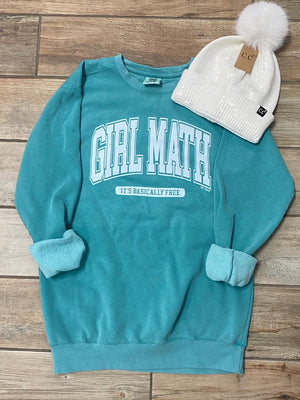 Girl Math Graphic Tee or Sweatshirt