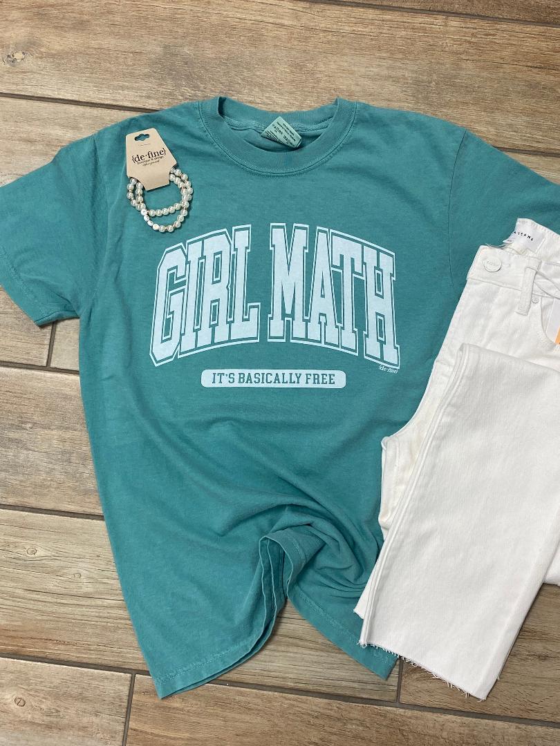 Girl Math Graphic Tee or Sweatshirt