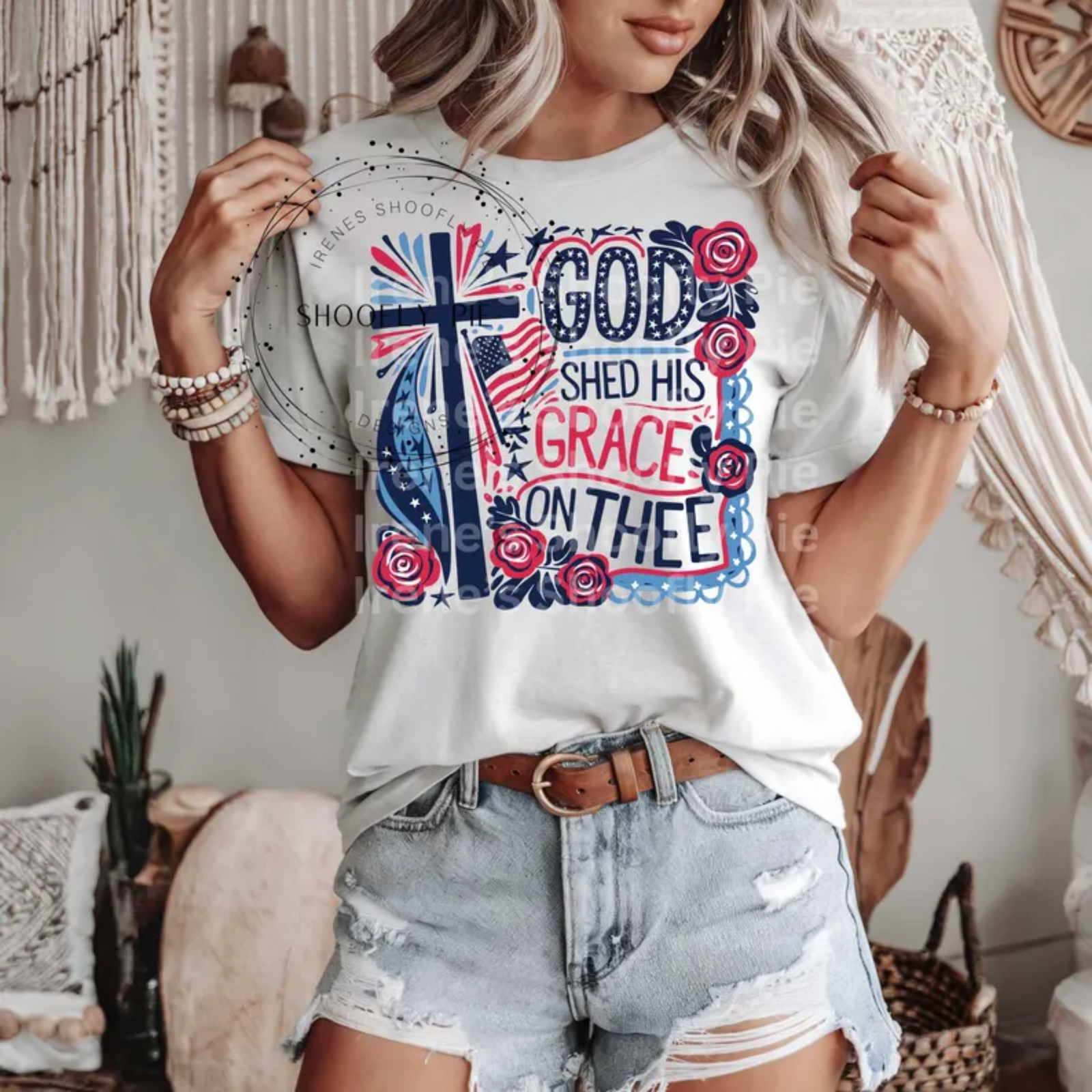 God Shed His Grace on Thee Graphic Tee 2 Colors