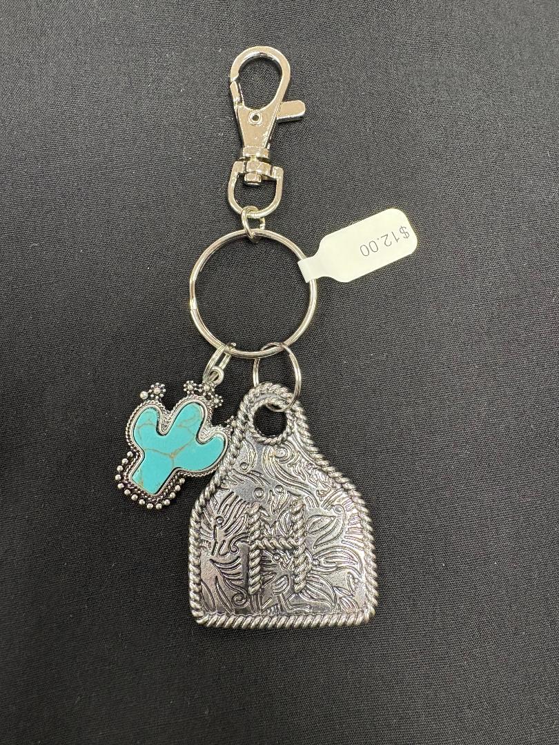 Western Initial Keychains