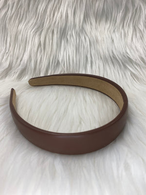 Faux Leather Headbands in 5 Colors
