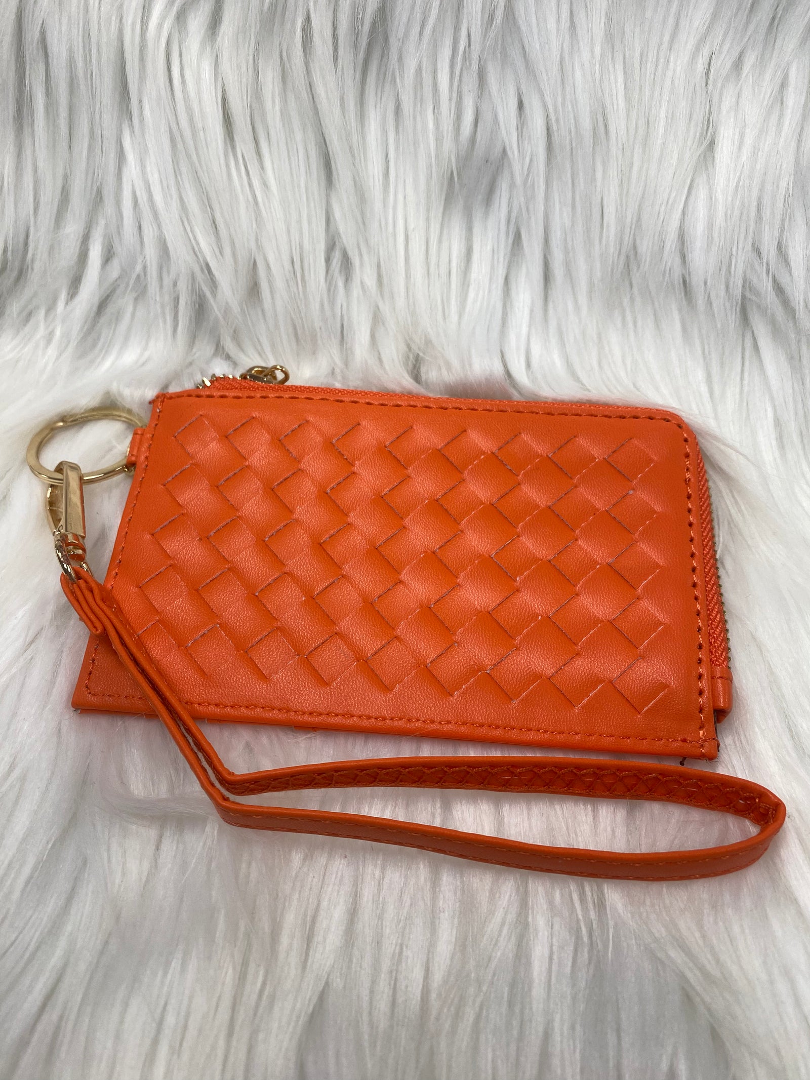 Woven Vegan Leather Wallets 4 Colors