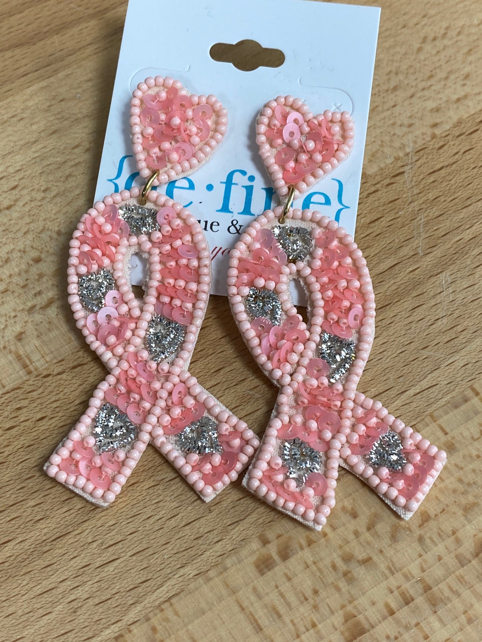 Breast Cancer Awareness Earrings and Accessories