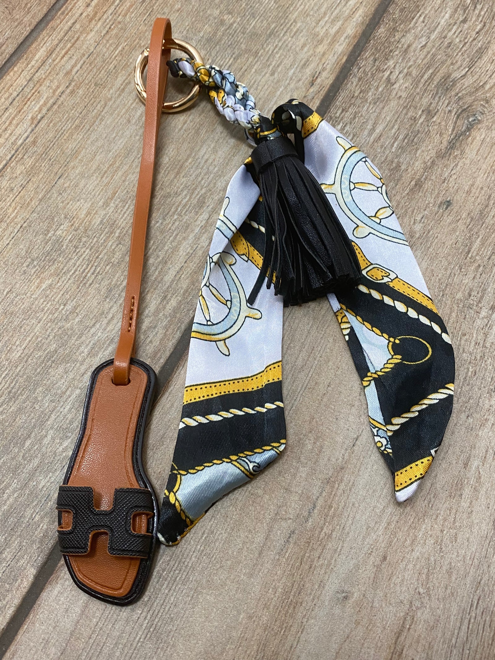 Tassel Keychain with Sandal
