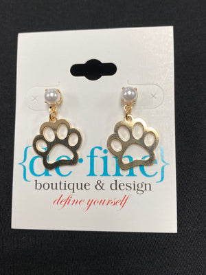 North Rock Creek Cougars Earrings