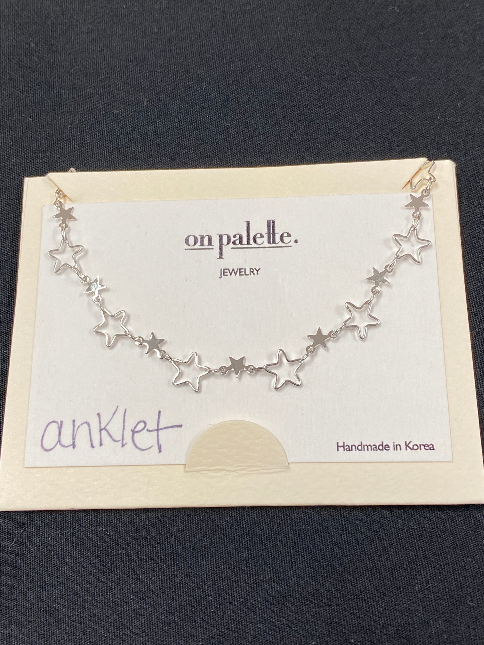 Silver Stars Anklet