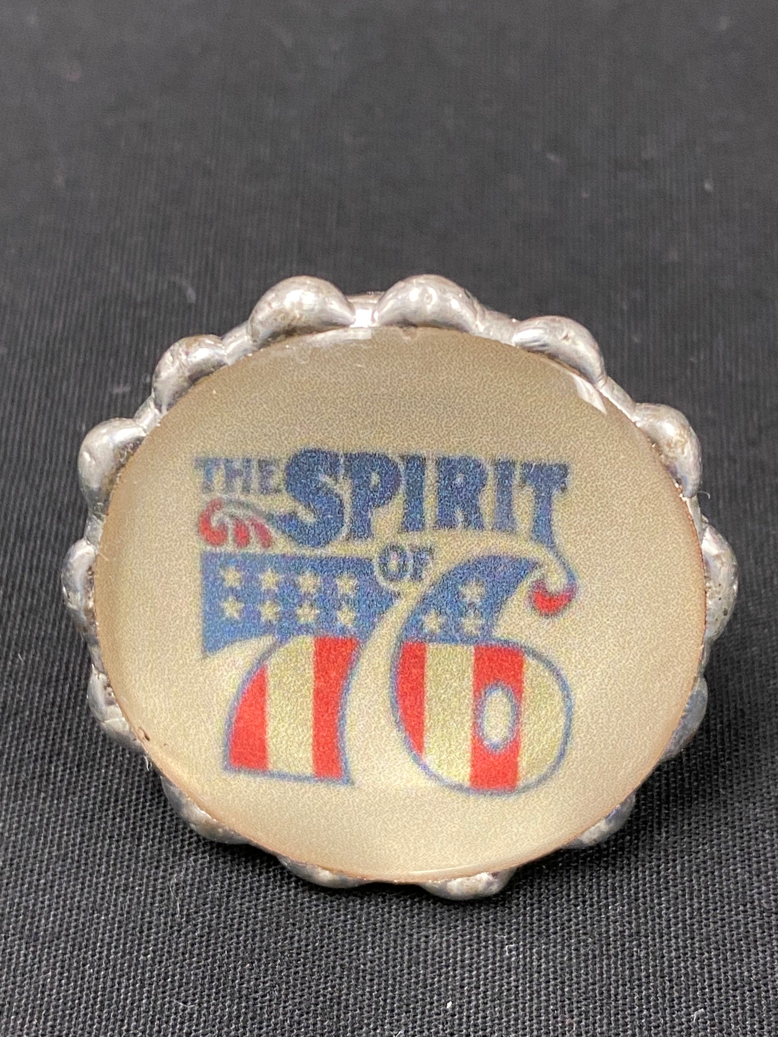 The Spirit of 76 Chunky Vintage Ring Patriotic
