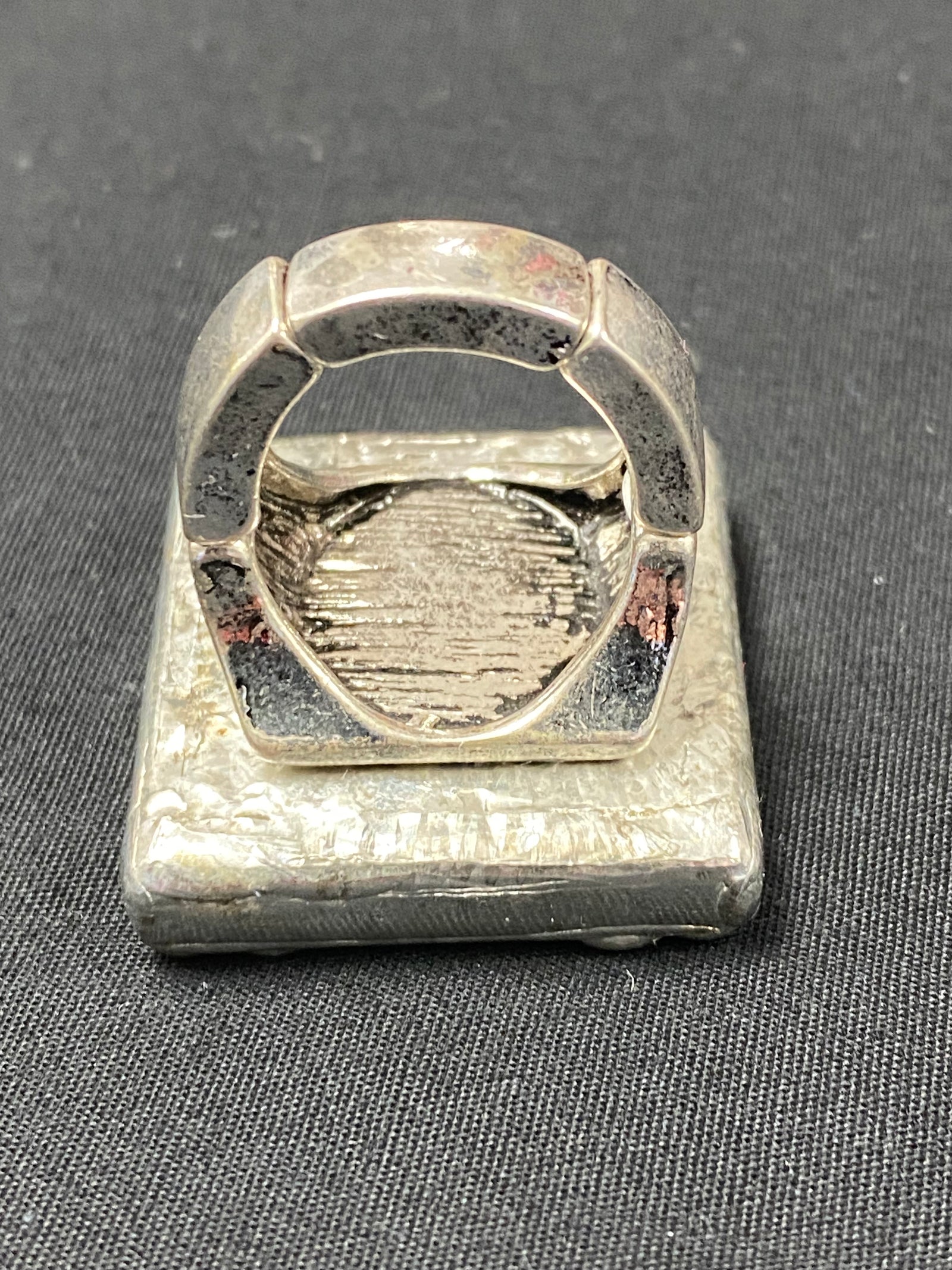 Eagle with Flag Backdrop Chunky Vintage Ring Patriotic