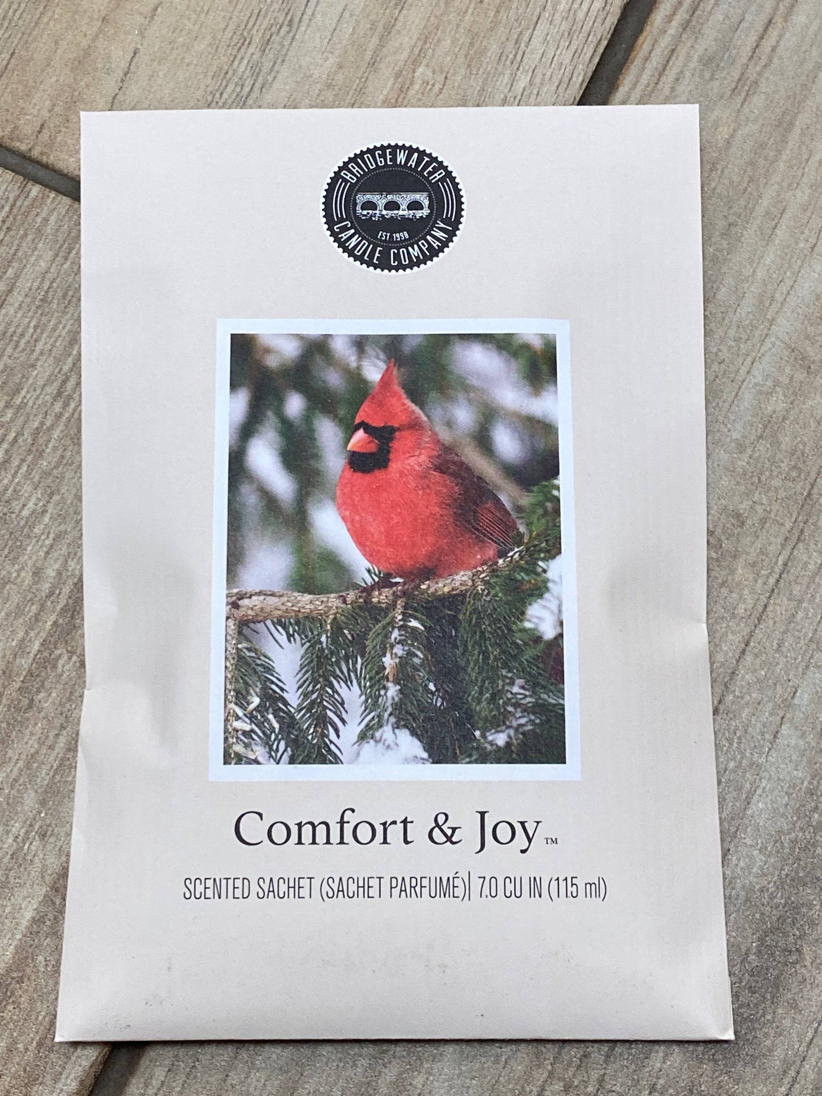 Bridgewater Comfort & Joy Cardinal 7oz Sachet