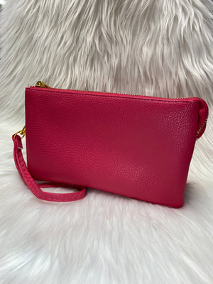 5 Compartment Crossbody or Wristlet in 4 Colors