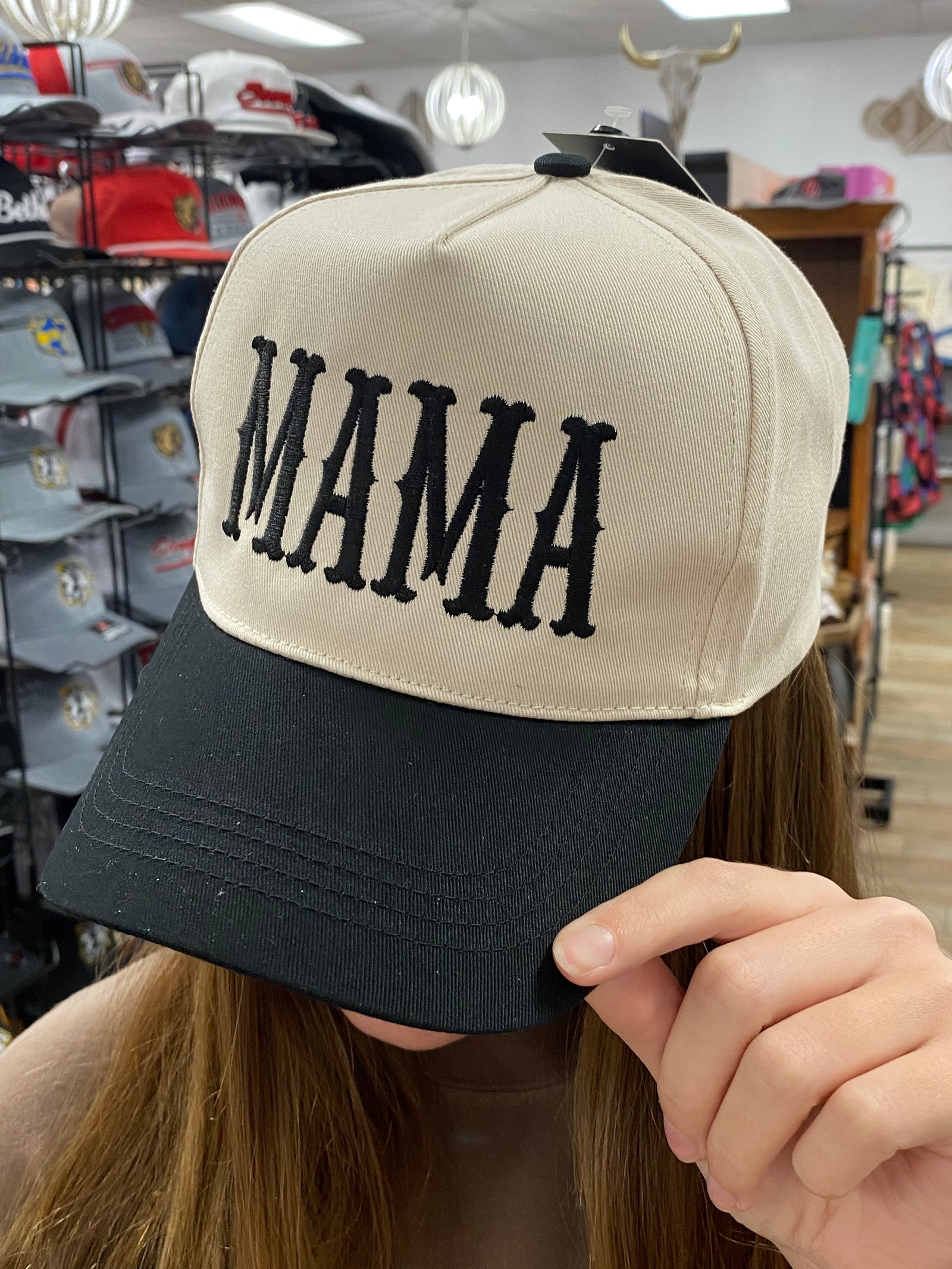 Mama Hat Black & Natural
