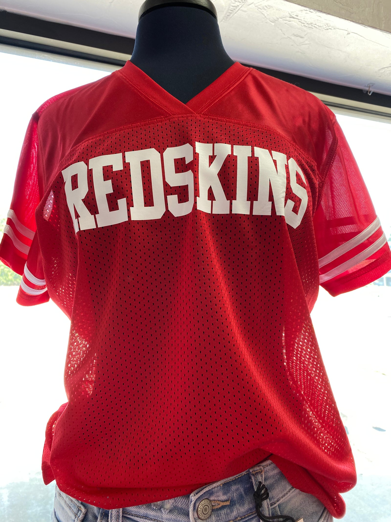 Redskins V-Neck Football Jersey - Ladies Fit