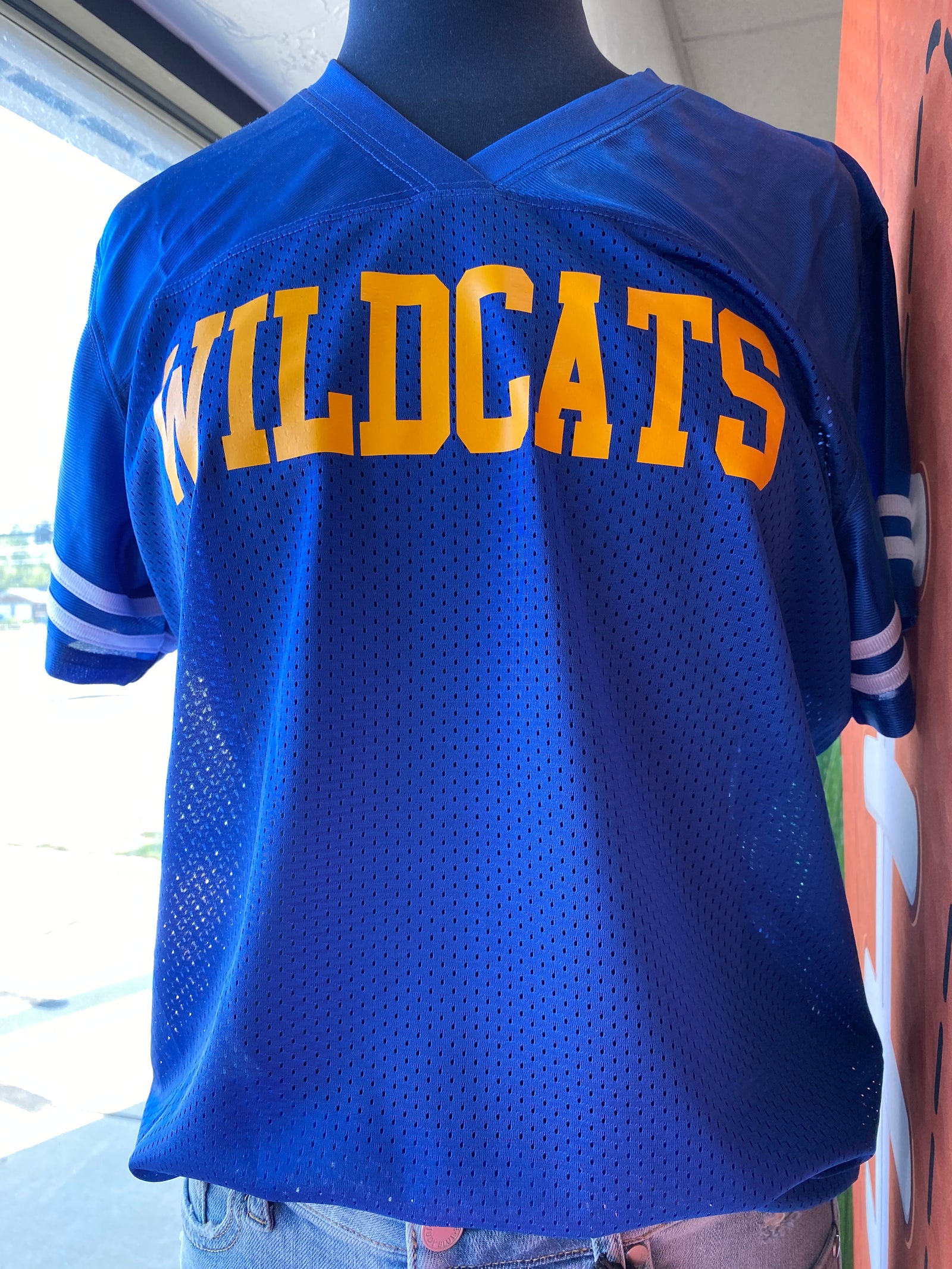 Wildcats V-Neck Football Jersey - Ladies Fit