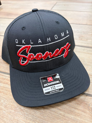 Oklahoma Sooners Script Lined Hat