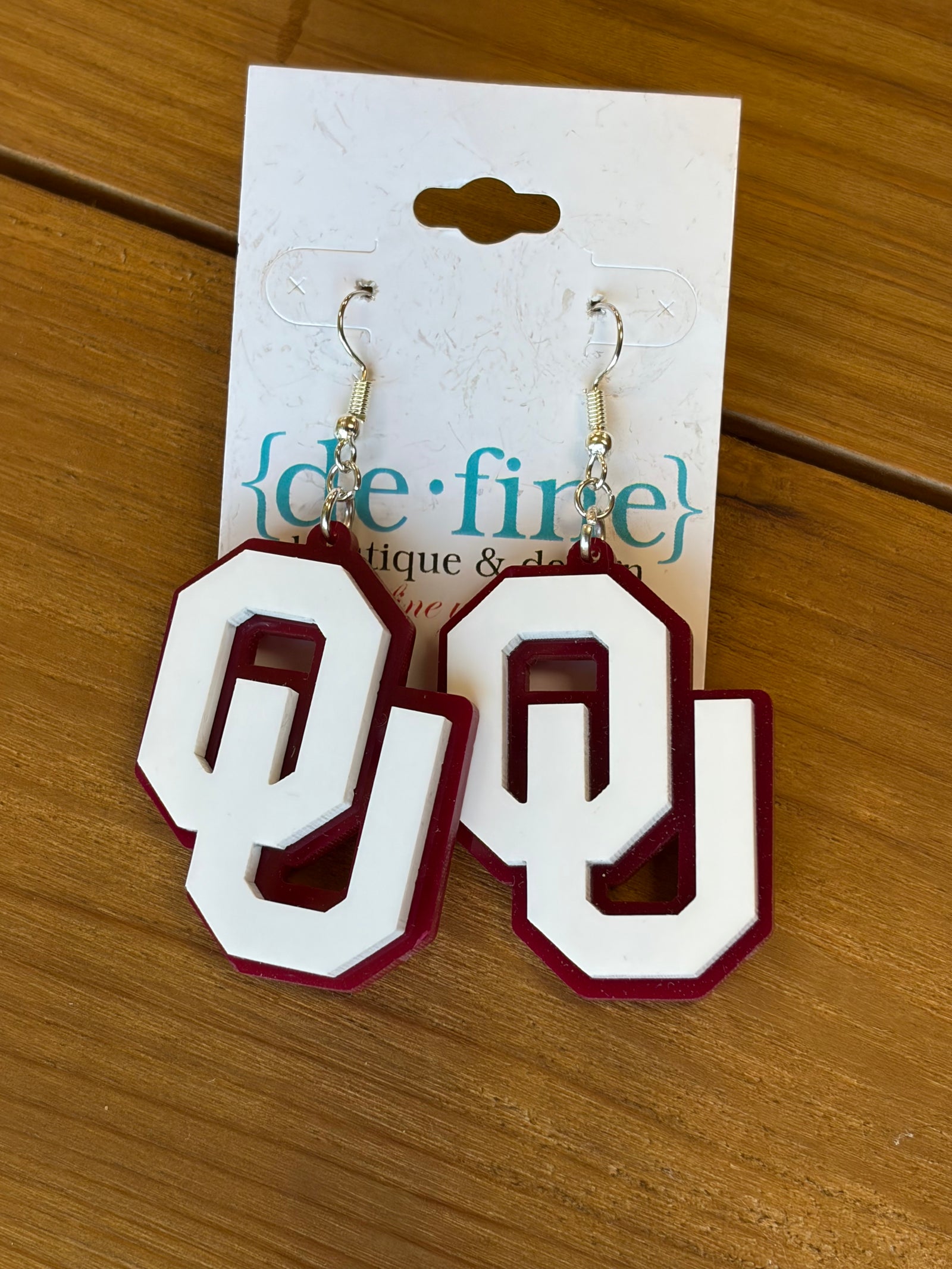 OU Logo Earrings