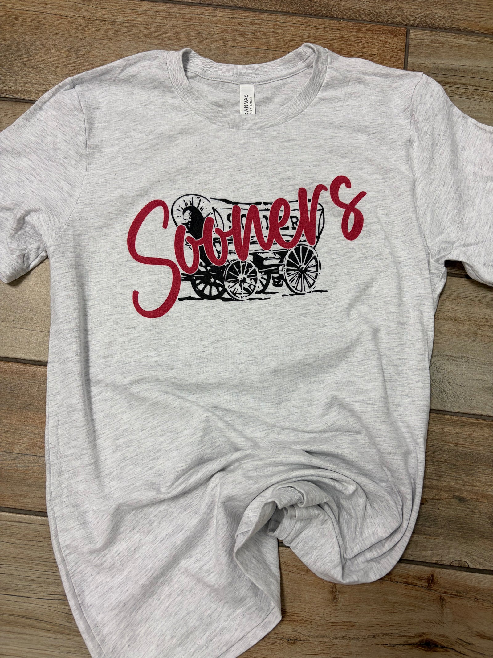 Sooners Script with Schooner Graphic Tee